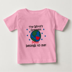 T-shirt Pour Bébé Meilleur Mimi appartient à moi