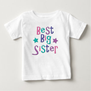 T-shirt Pour Bébé Meilleure grande soeur