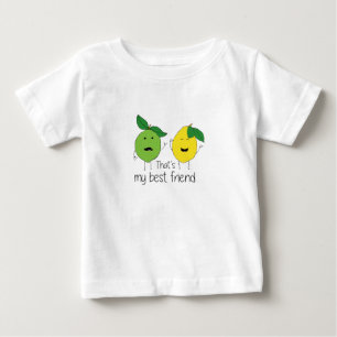 T-shirt Pour Bébé Meilleurs amis au citron et au citron BFF