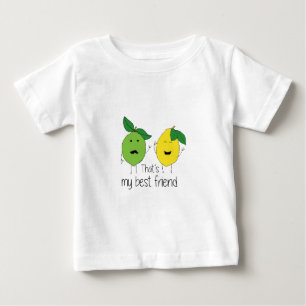 T-shirt Pour Bébé Meilleurs amis au citron et au citron BFF