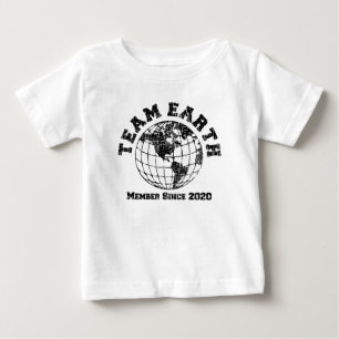 T-shirt Pour Bébé Membre de l'équipe Earth depuis 2020 Bodysuit bébé