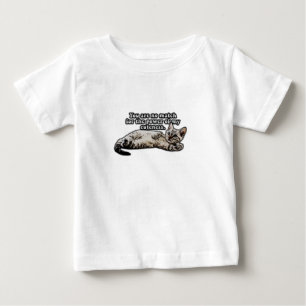 T-shirt Pour Bébé Mème de chat drôle pour les propriétaires de chat 