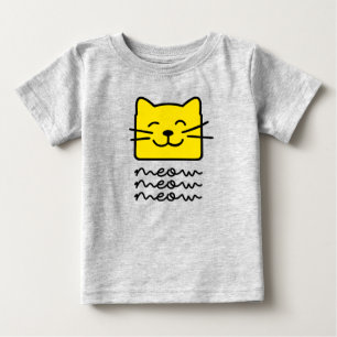 T-shirt Pour Bébé Meow Meow