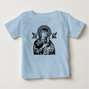 T-shirt Pour Bébé Mère de l'aide perpétuelle 