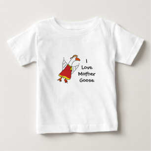 T-shirt Pour Bébé mère, ILoveMère Oie