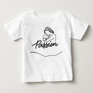 T-shirt Pour Bébé mère passion