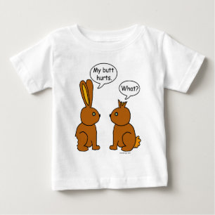 T-shirt Pour Bébé Mes maux de bout ! - Ce qui ?