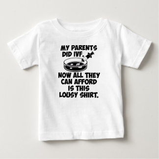 T-shirt Pour Bébé Mes parents ont fait la chemise nulle d'IVF