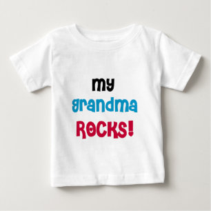 T-shirt Pour Bébé Mes roches de grand-maman