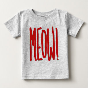 T-shirt Pour Bébé Miaou !