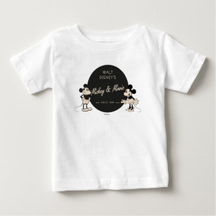T-shirt Pour Bébé Mickey et Minnie vintages