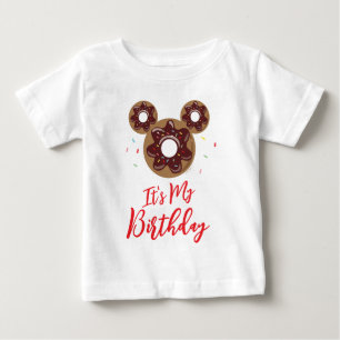 T-shirt Pour Bébé Mickey & Friends Donut Sweet One - Premier anniver