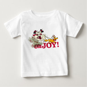 T-shirt Pour Bébé Mickey & Minnie avec Pluto   Oh Joy !