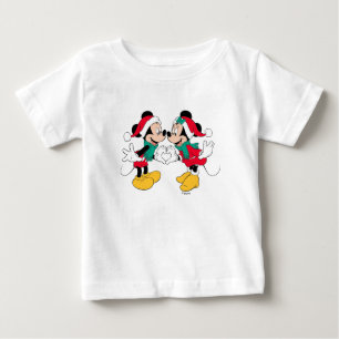 T-shirt Pour Bébé Mickey & Minnie   Christmas Love