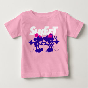 T-shirt Pour Bébé Mickey & Minnie Souris Sweet! Saint-Valentin