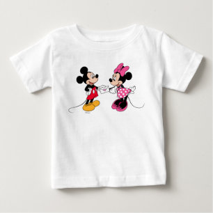 T-shirt Pour Bébé Mickey & Minnie Soyez à moi 2