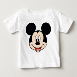 T-shirt Pour Bébé Mickey moderne   Tête souriante