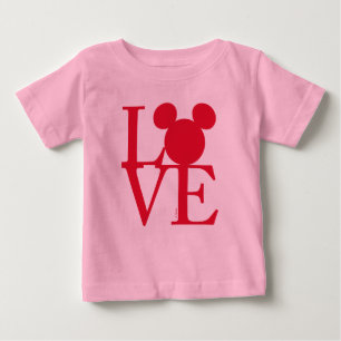 T-shirt Pour Bébé Mickey Mouse AMOUR Saint-Valentin