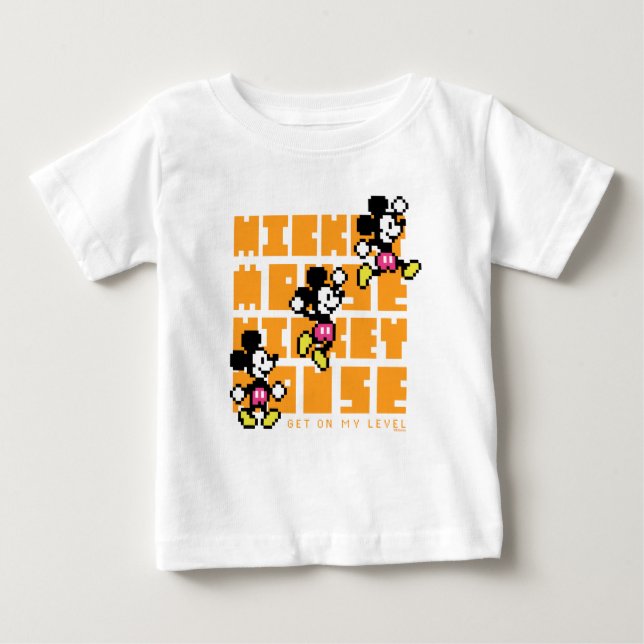 T-shirt Pour Bébé Mickey Mouse Double Saut (Devant)