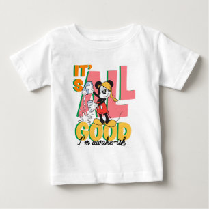 T-shirt Pour Bébé Mickey Mouse Je suis réveillé-ish