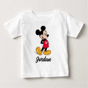T-shirt Pour Bébé Mickey Mouse Mains Derrière Le Dos