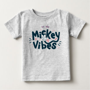 T-shirt Pour Bébé Mickey Mouse   Mickey Vibes Est. 1928