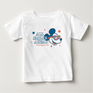 T-shirt Pour Bébé Mickey Mouse patriotique tout sourire