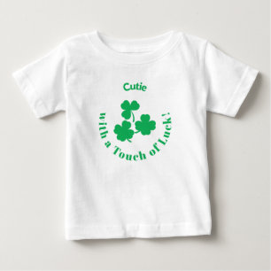 T-shirt Pour Bébé Mignon Avec Une Touche De Chance ! La Saint-Patric