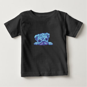 T-shirt Pour Bébé Mignon chiot pug