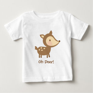 T-shirt Pour Bébé Mignon jeu de mots sur le cerf pour bébés