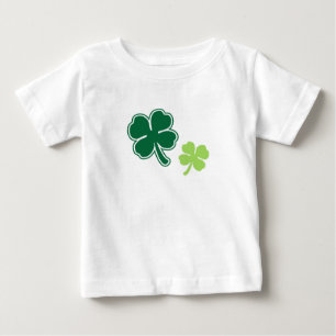 T-shirt Pour Bébé Mignon St. Patrick's Day Shamrock Baby tee