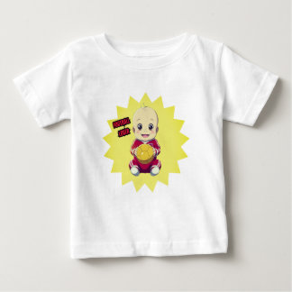 T-shirt Pour Bébé Mignonne bébé en tenue de footballeur