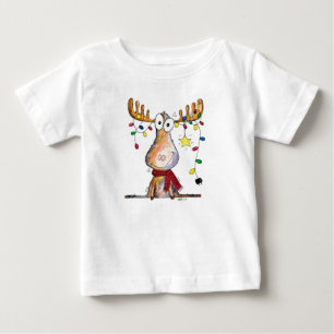 T-shirt Pour Bébé Mignonne orignal de Noël