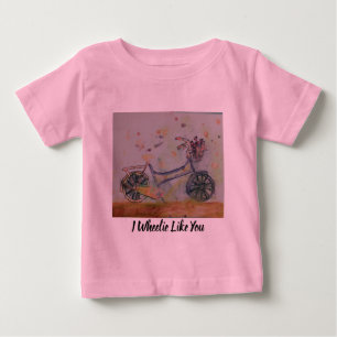 T-shirt Pour Bébé Mignons vêtements pour bébé, Je Roue Comme Toi, Fa
