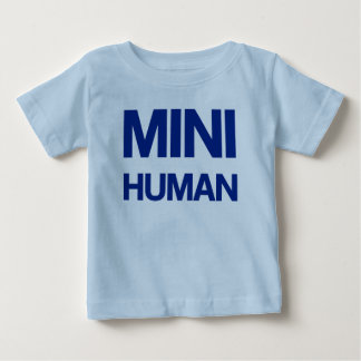 T-shirt Pour Bébé Mini humain (bleu)