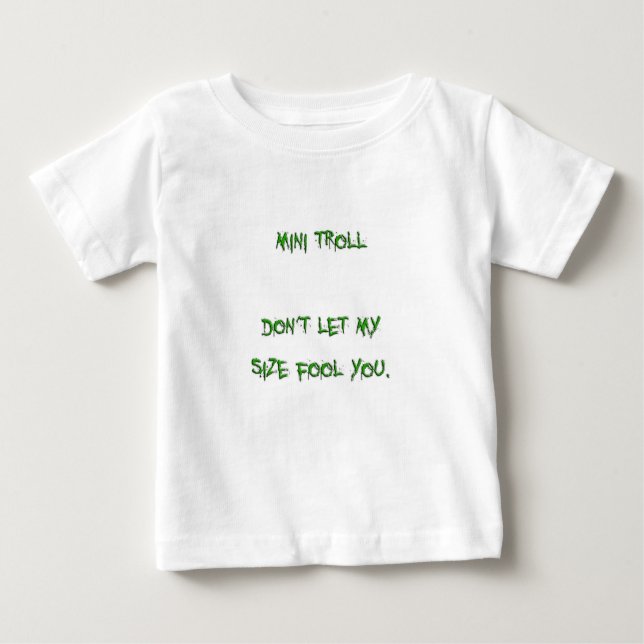 T-shirt Pour Bébé mini troll (Devant)