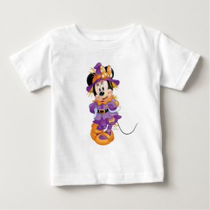 T-shirt Pour Bébé Minnie Halloween Scarecrow