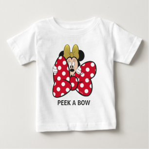 T-shirt Pour Bébé Minnie Mouse Nœud papillon