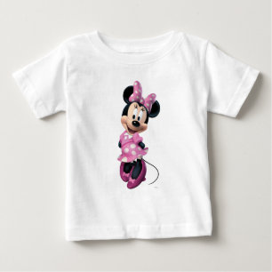 T-shirt Pour Bébé Minnie Rose Mains Derrière le Dos