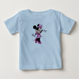 T-shirt Pour Bébé Minnie rose Vague et danse