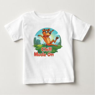 T-shirt Pour Bébé Mode Chien Chill