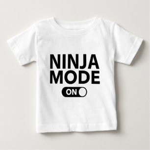T-shirt Pour Bébé Mode Ninja activé