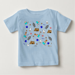 T-shirt Pour Bébé Modèle de vacances d'été à la plage d'Oliver la lo