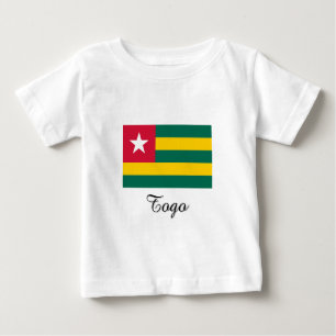 T-shirt Pour Bébé Modèle drapeau du Togo