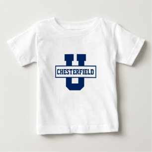 T-shirt Pour Bébé Modèle monogramme de l'équipe sportive personnalis