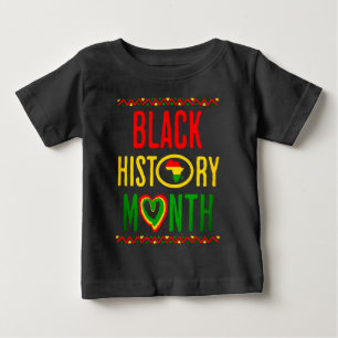 T-shirt Pour Bébé Mois noir, 19 juin, Mois de l'histoire noire