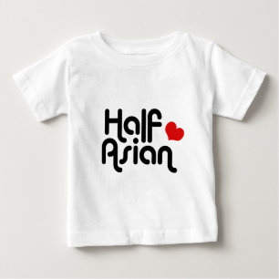 T-shirt Pour Bébé Moitié asiatique
