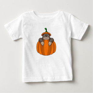 T-shirt Pour Bébé Mole avec Citrouille