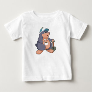 T-shirt Pour Bébé Mole Shovel