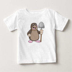 T-shirt Pour Bébé Mole with Shovel
